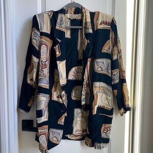 90s oversized abstract‎ Blazer